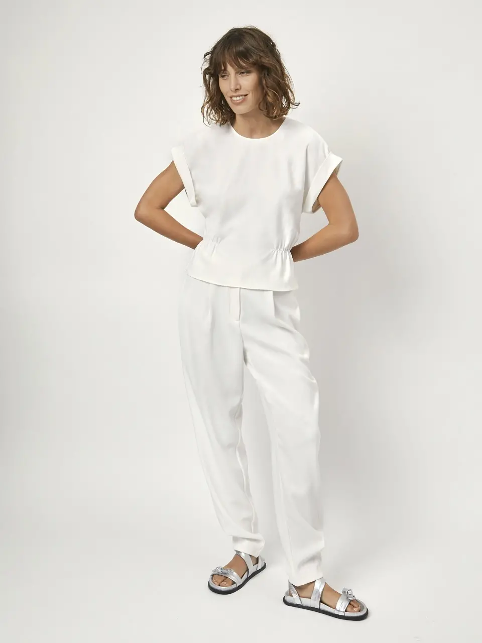 Dante 6 Tapered Fit Broek Wit