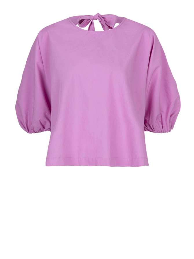 dante 6 Top met ballon mouw Roze