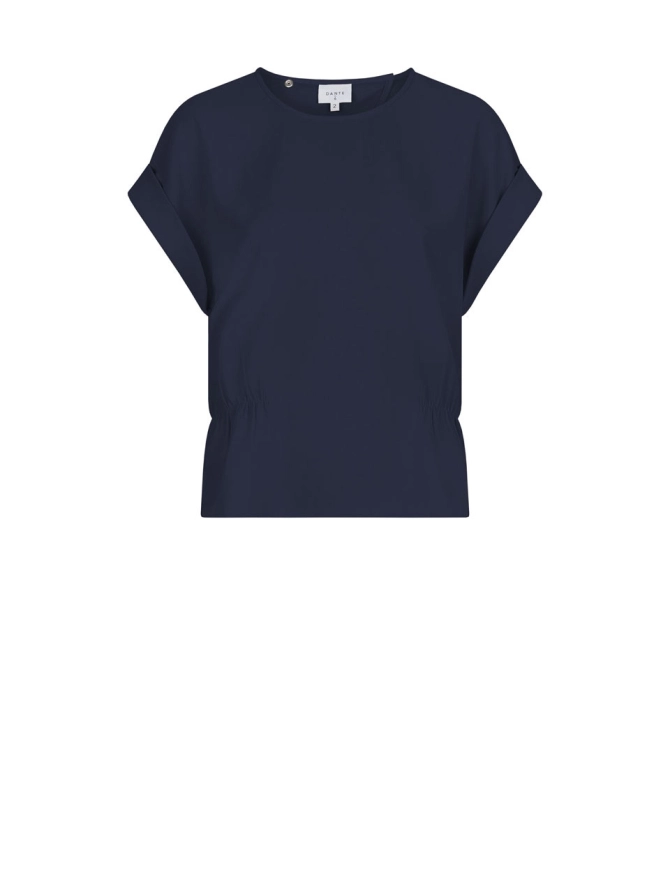 dante 6 Top met rug detail Donkerblauw