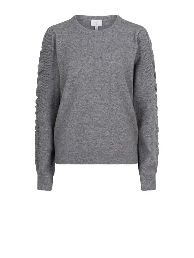 dante 6 Trui met mouwdetails Grijs