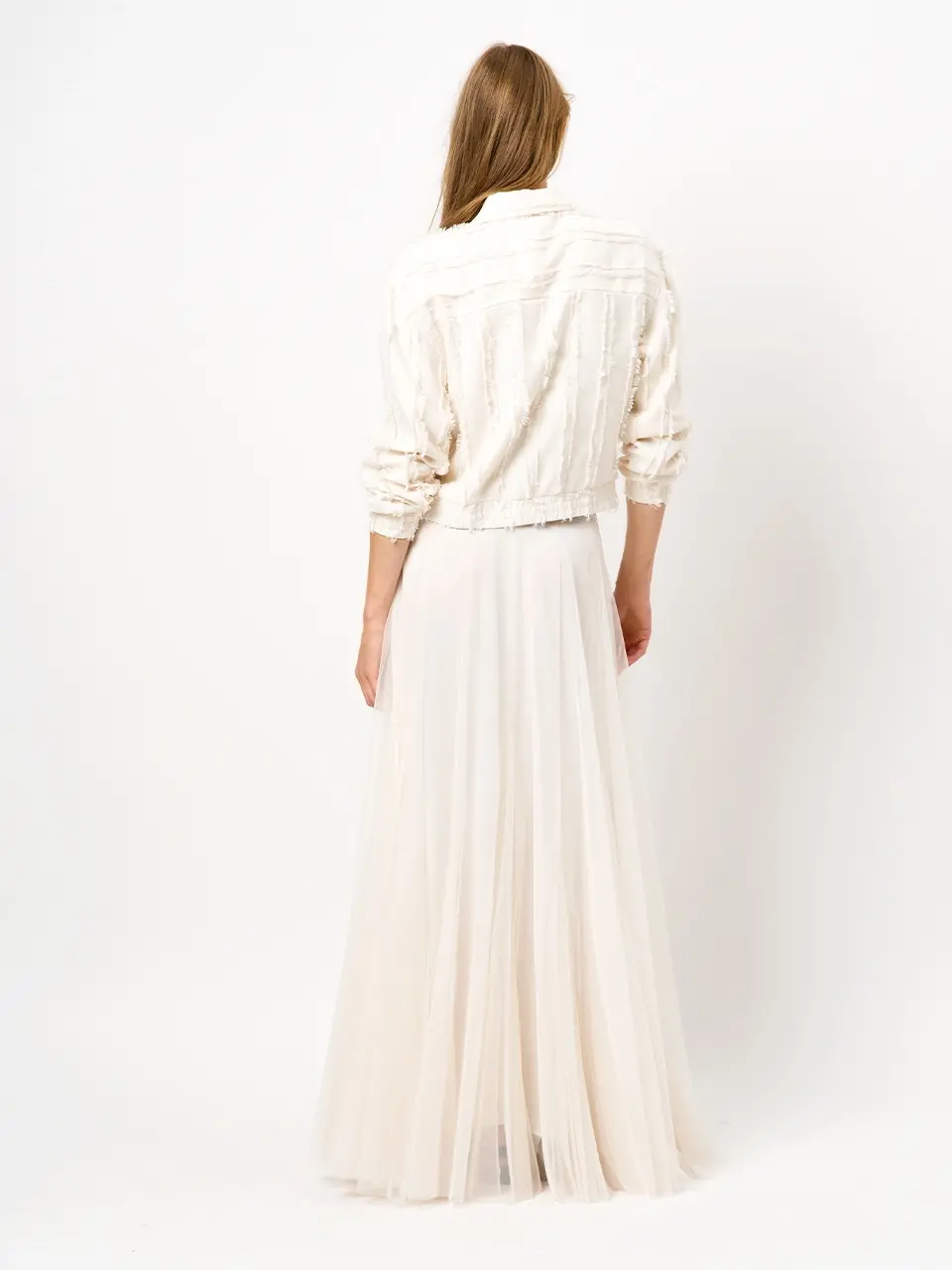 Dante 6 Tule Maxi-rok Creme