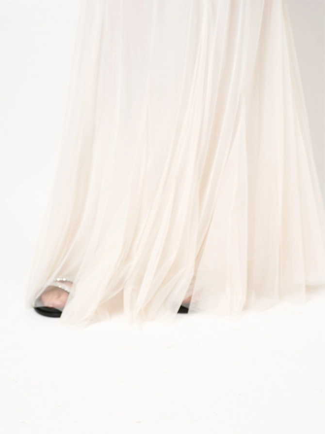 Dante 6 Tule Maxi-rok Creme