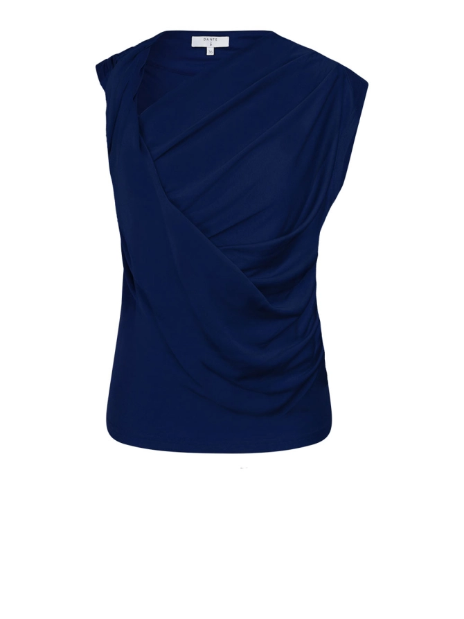 dante 6 Twist detail jersey top Donkerblauw