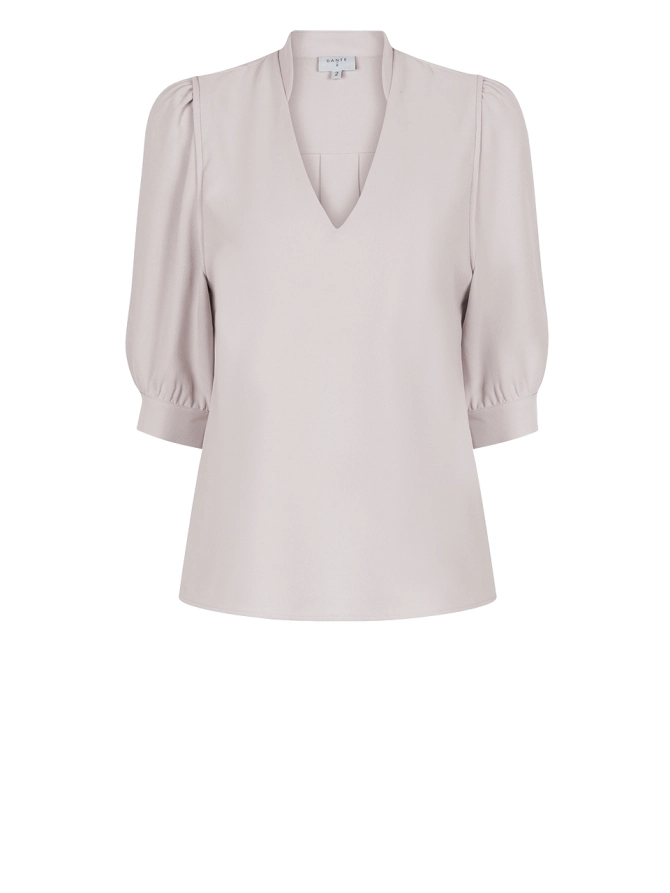 dante 6 V-hals top Beige