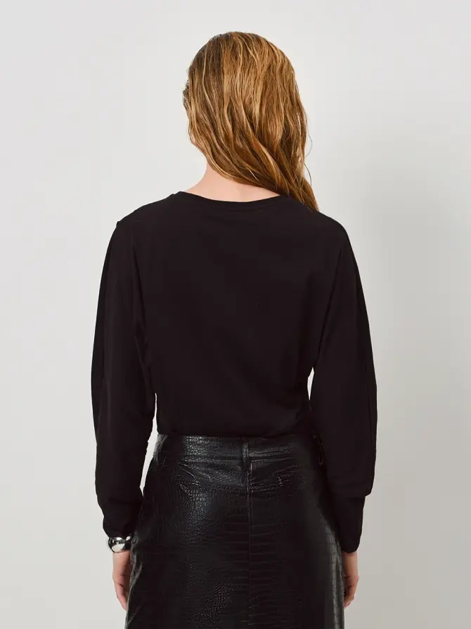 Dante 6 Versierde Longsleeve Zwart