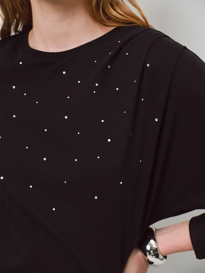 Dante 6 Versierde Longsleeve Zwart