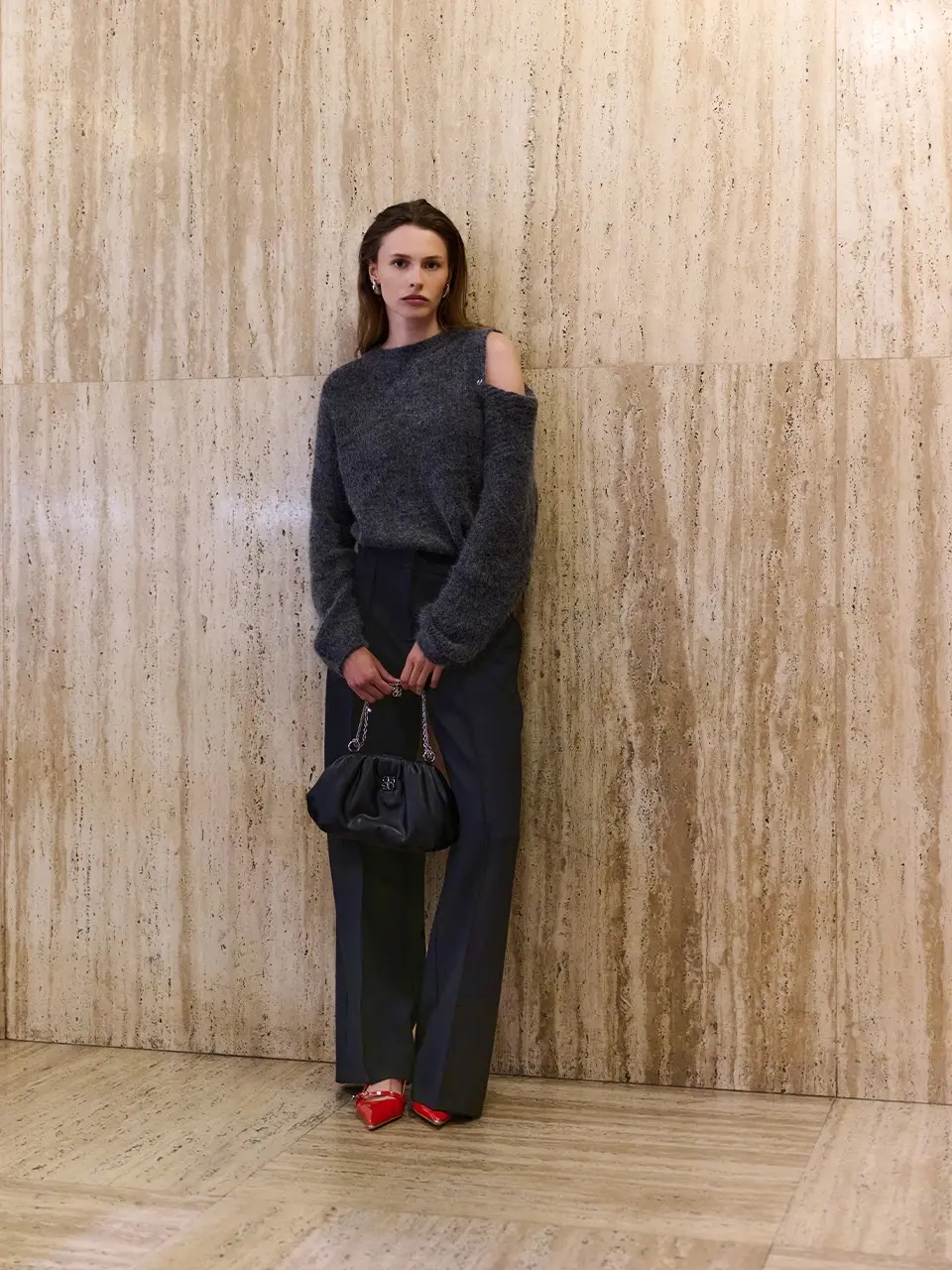 Dante 6 Wide Leg Broek Donkerblauw