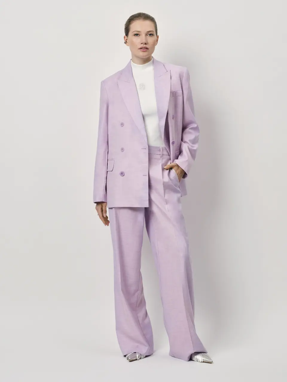 Dante 6 Wide Leg Broek Lila