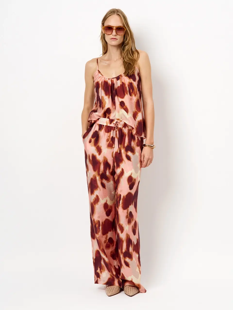 Dante 6 Wide Leg Broek Multicolour