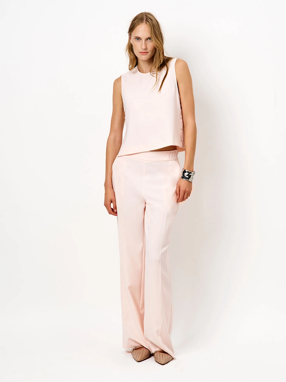 Dante 6 Wide Leg Broek Roze