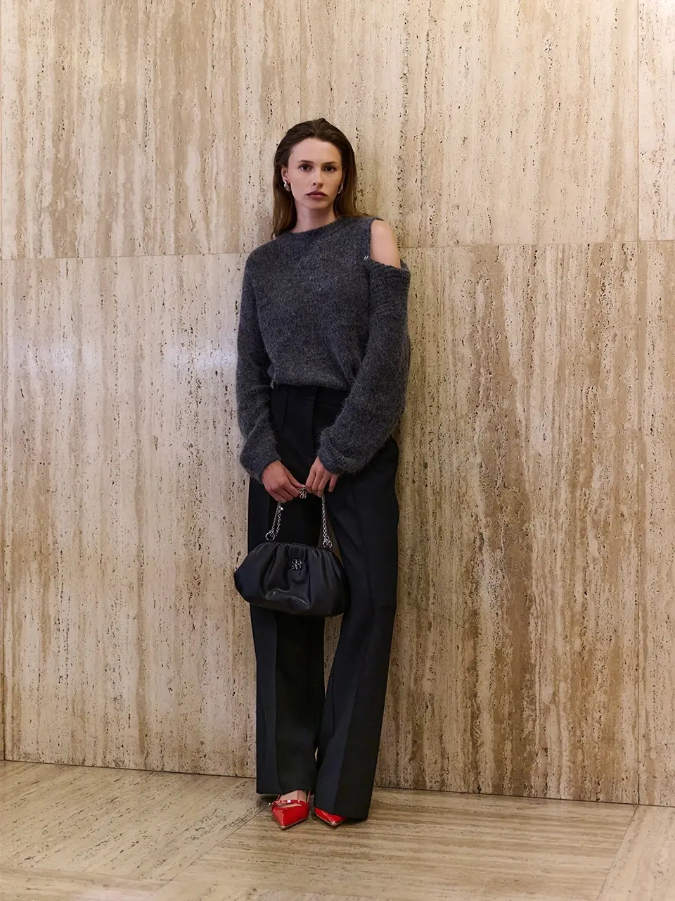 Dante 6 Wide Leg Broek Zwart