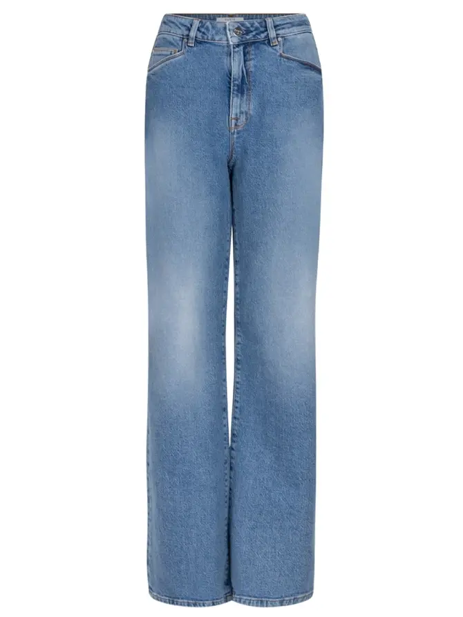 dante 6 Wide leg jeans Denim Blauw
