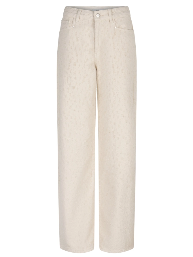 dante 6 Wide leg raw jeans Creme