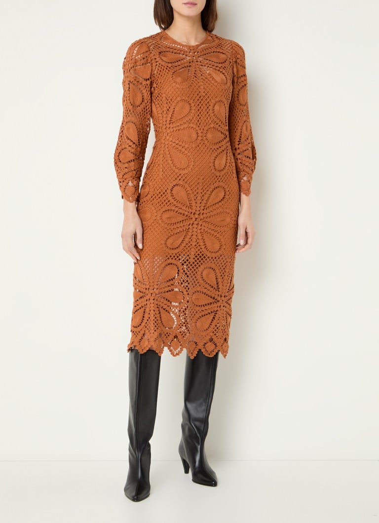 de bijenkorf ba&sh Oranjebruin