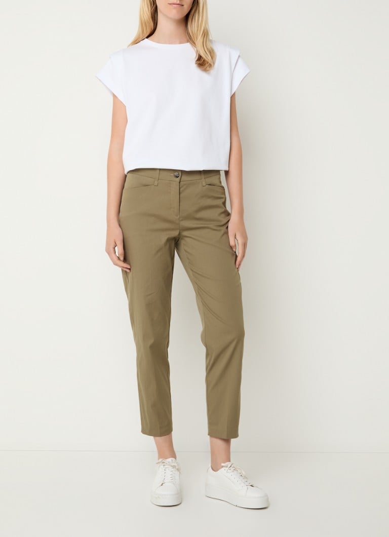 De Bijenkorf BRAX Olijfgroen