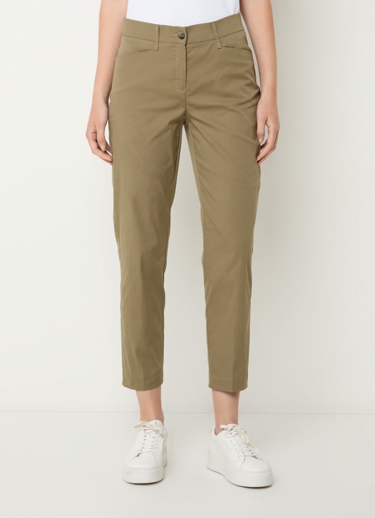 de bijenkorf BRAX Olijfgroen