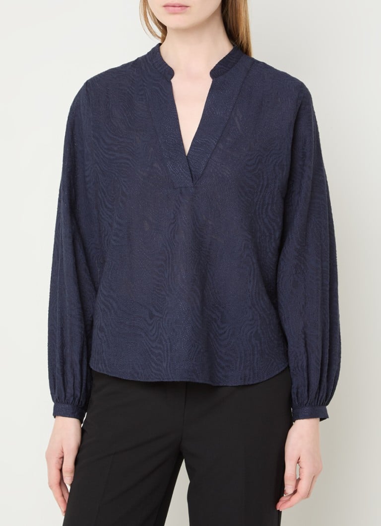 de bijenkorf Claudia Sträter Donkerblauw