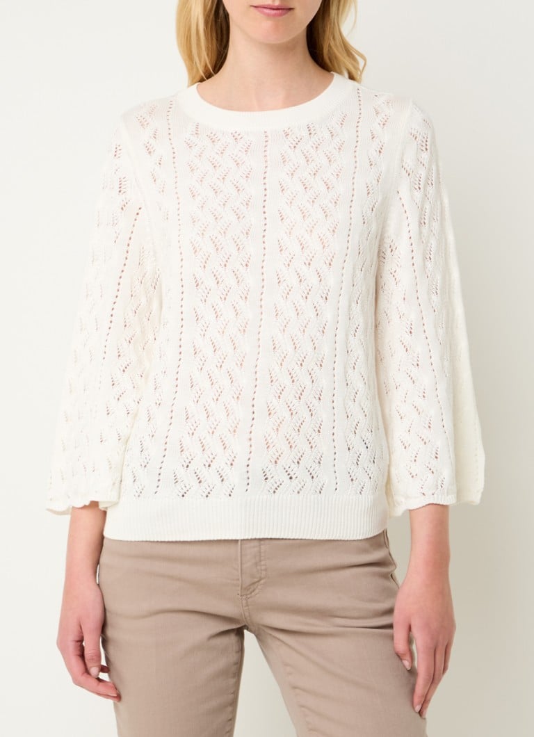 de bijenkorf Claudia Sträter Gebroken wit