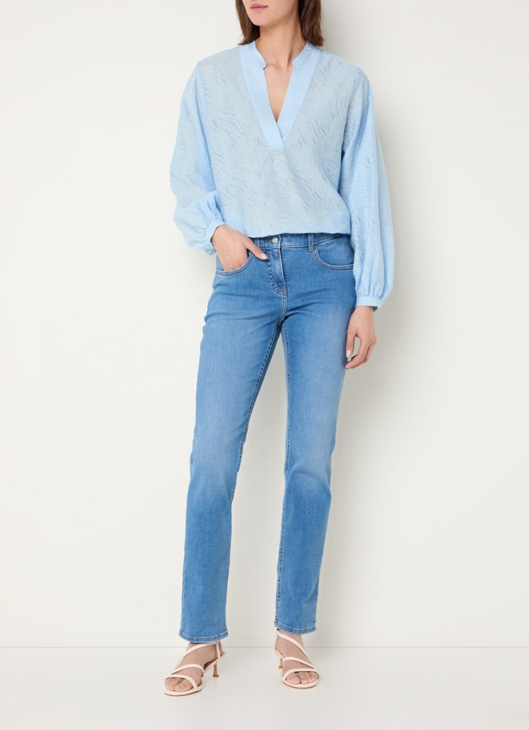 De Bijenkorf Claudia Sträter Lichtblauw