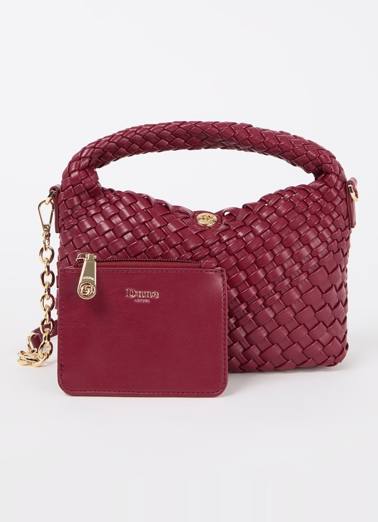 de bijenkorf Dune London Bordeauxrood