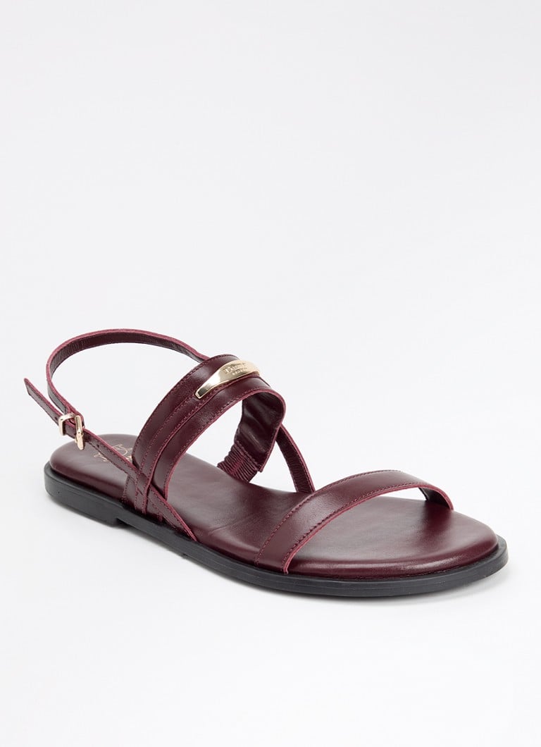 de bijenkorf Dune London Bordeauxrood