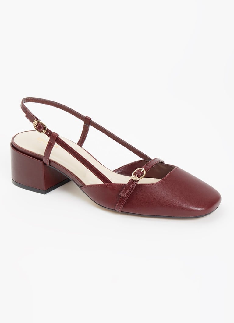 de bijenkorf Dune London Bordeauxrood