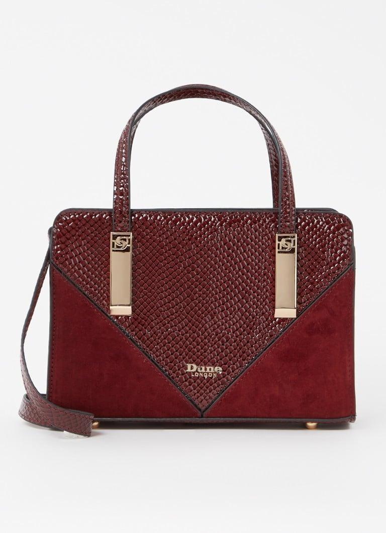 de bijenkorf Dune London Bordeauxrood