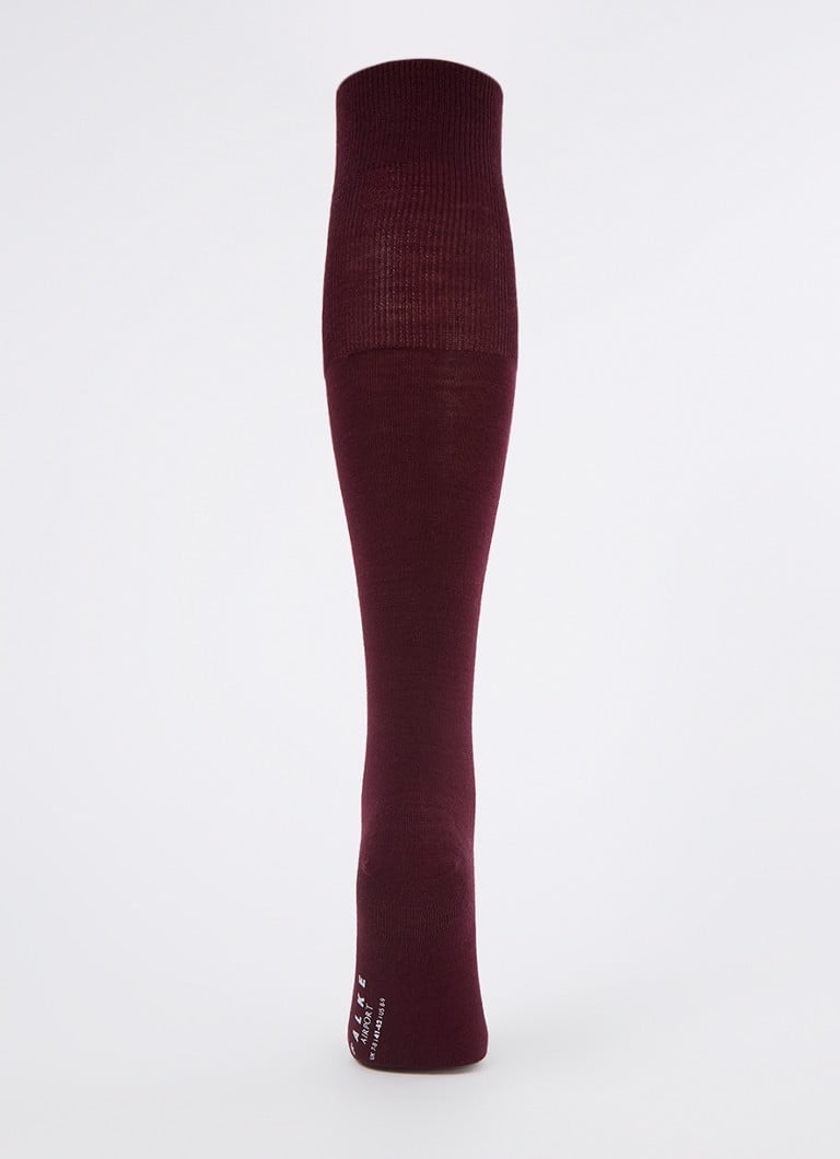 De Bijenkorf Falke Bordeauxrood