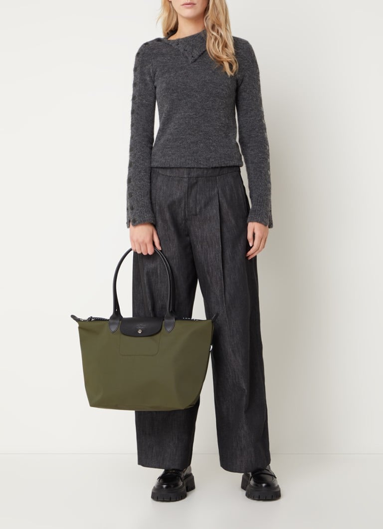 De Bijenkorf Longchamp Bronsgroen