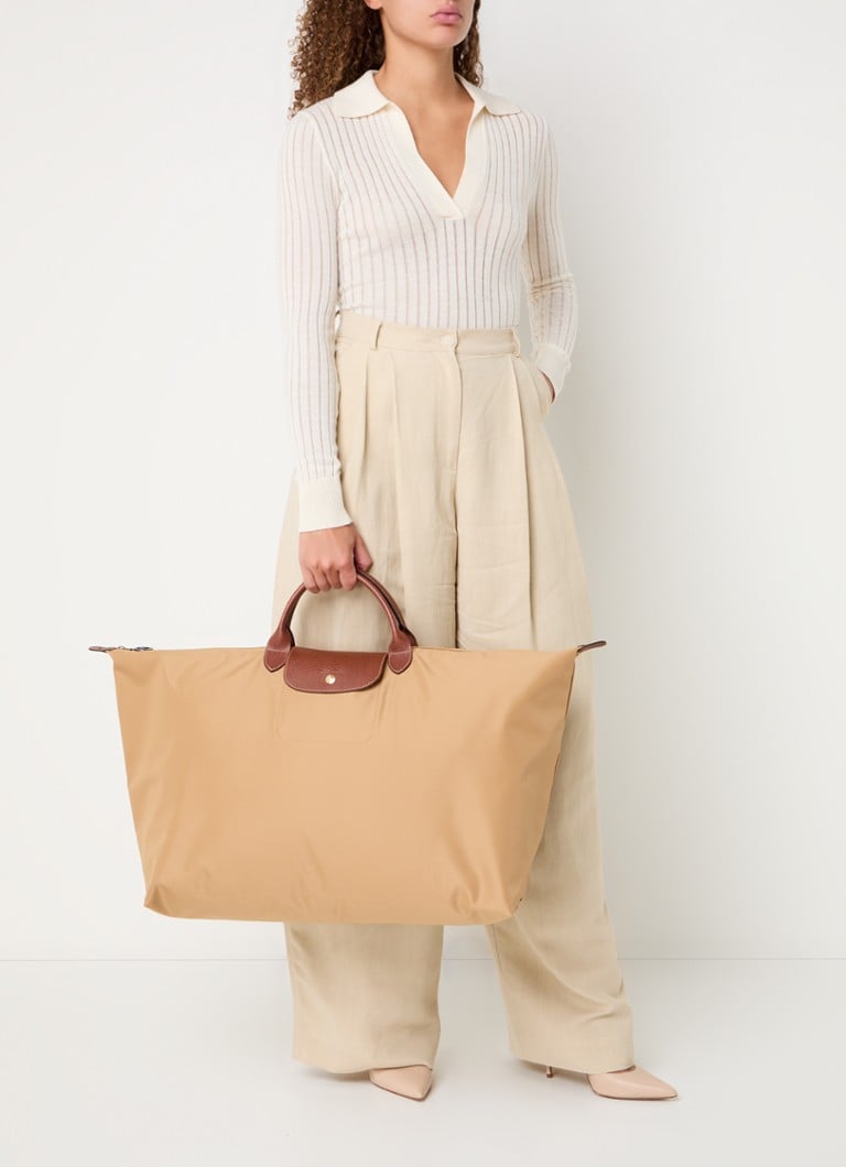 De Bijenkorf Longchamp Camel