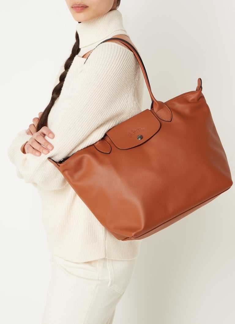 De Bijenkorf Longchamp Cognac