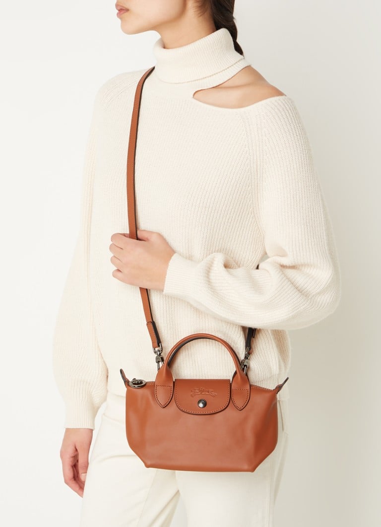 De Bijenkorf Longchamp Cognac