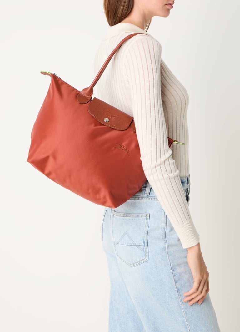 De Bijenkorf Longchamp Kastanjebruin