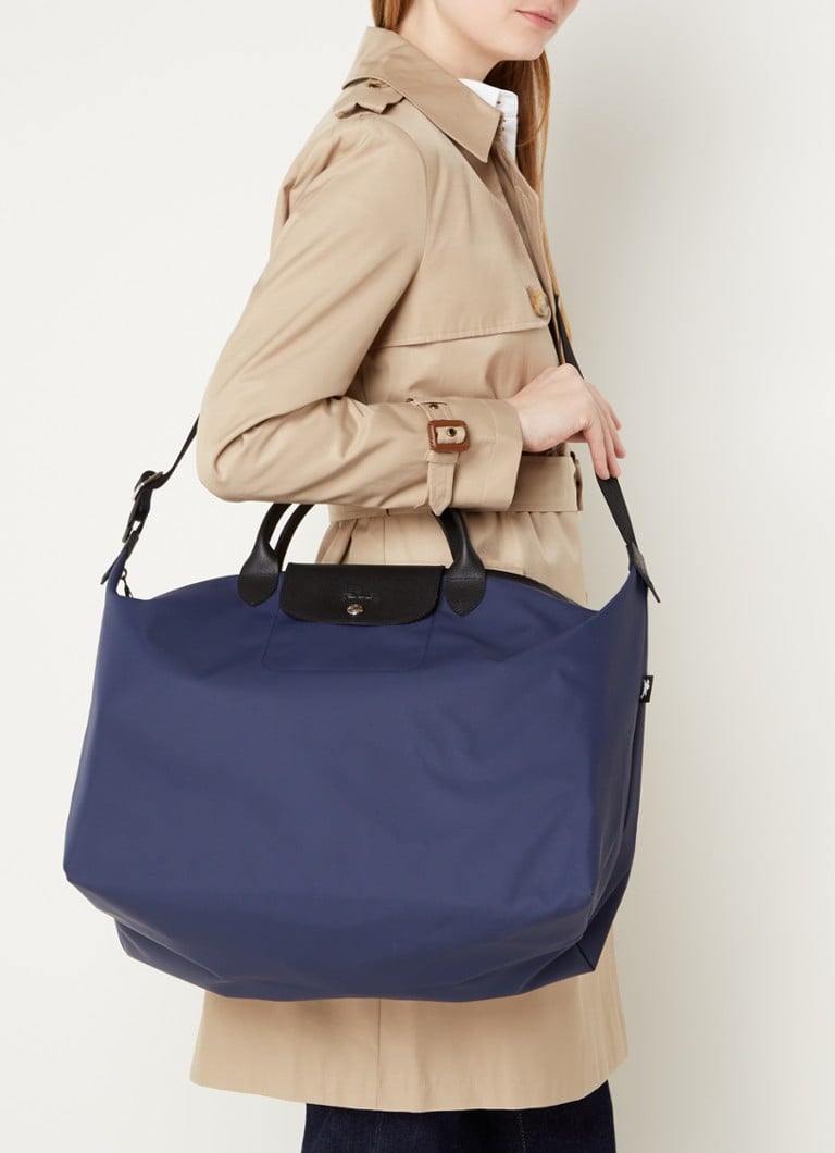 De Bijenkorf Longchamp Middenblauw