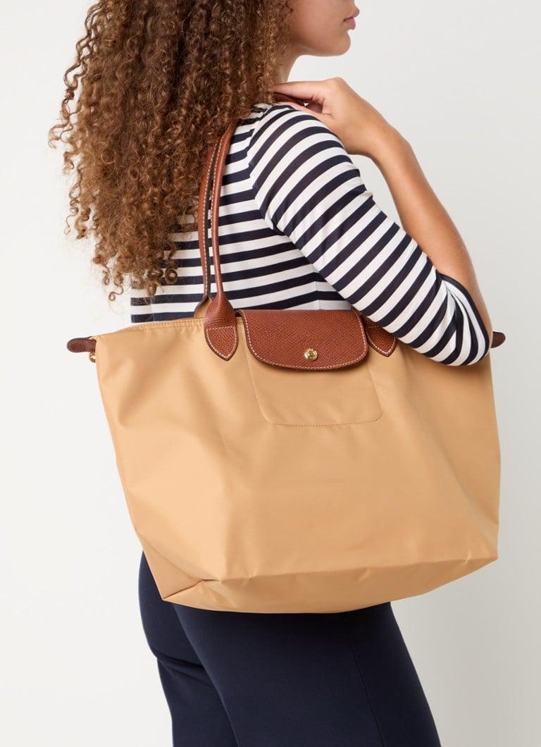 De Bijenkorf Longchamp Okergeel