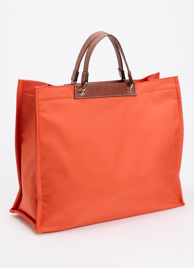 De Bijenkorf Longchamp Oranjerood