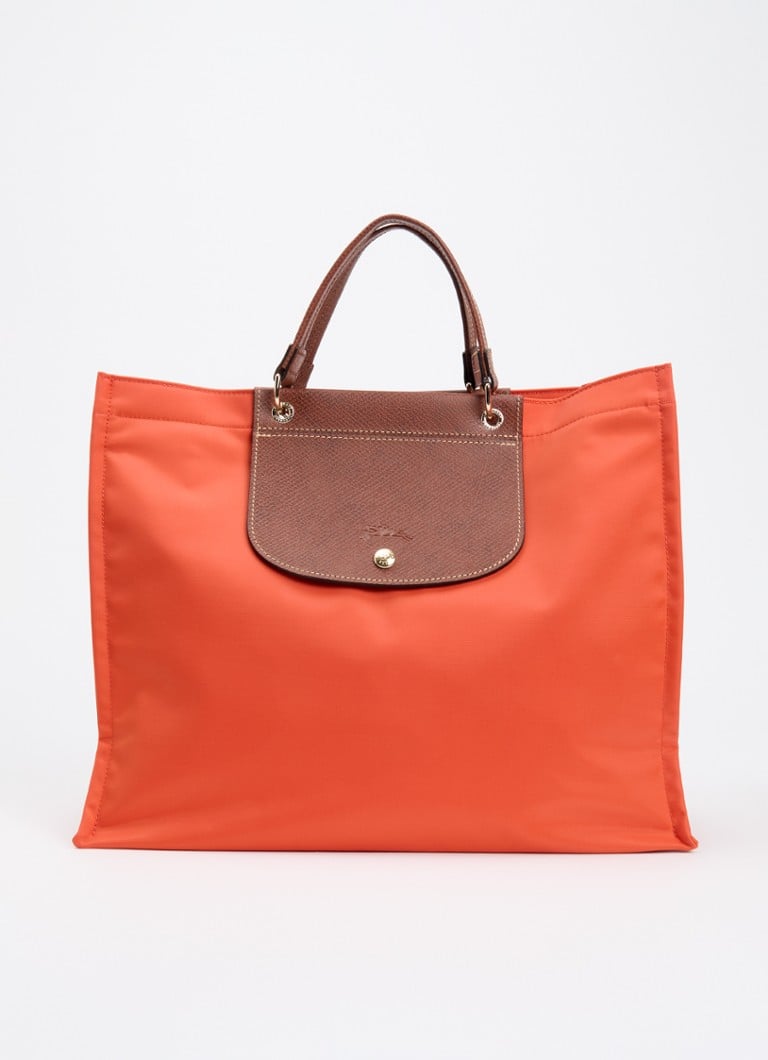 de bijenkorf Longchamp Oranjerood