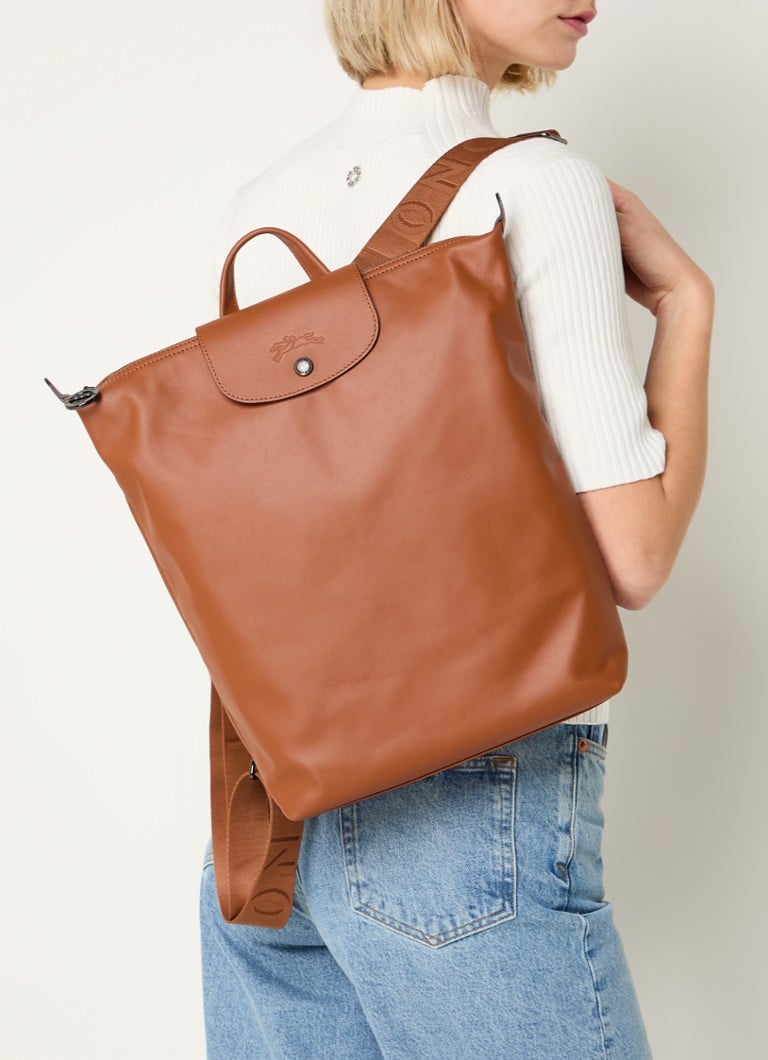 De Bijenkorf Longchamp Roestbruin