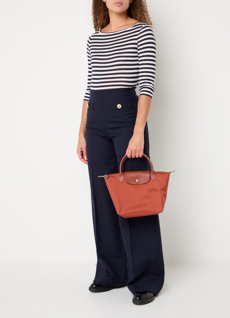 De Bijenkorf Longchamp Roodbruin