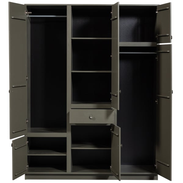 de eekhoorn ALFIE KLEDINGKAST BREED 160 CM GRENEN FOREST [fsc]