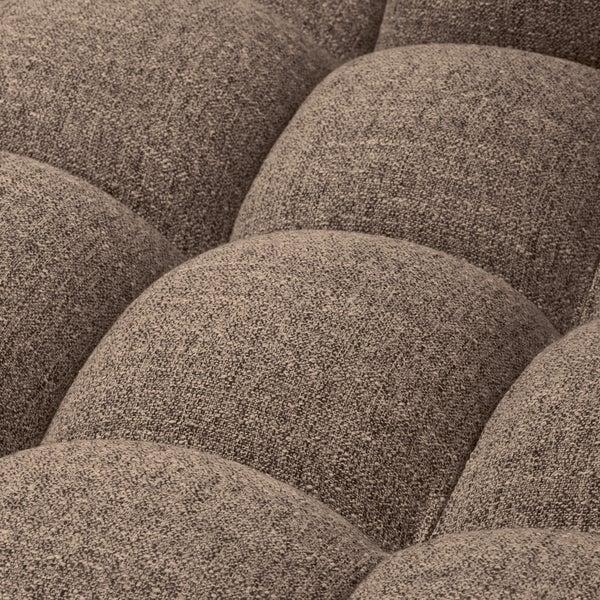 De Eekhoorn ALLURE CHAISE LONGUE LINKS GEWEVEN STOF DONKERBRUIN MELANGE