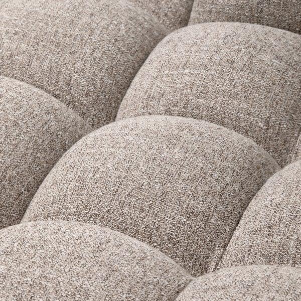 De Eekhoorn ALLURE CHAISE LONGUE LINKS GEWEVEN STOF KLEI MELANGE