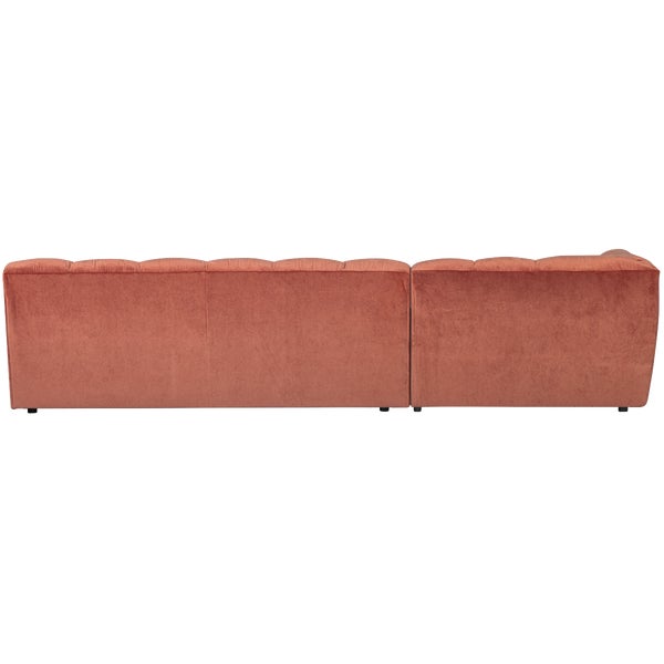 De Eekhoorn ALLURE CHAISE LONGUE LINKS VELVET BLUSH