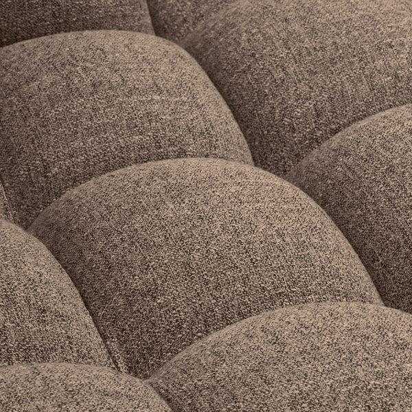 De Eekhoorn ALLURE CHAISE LONGUE RECHTS GEWEVEN STOF DONKERBRUIN MELANGE