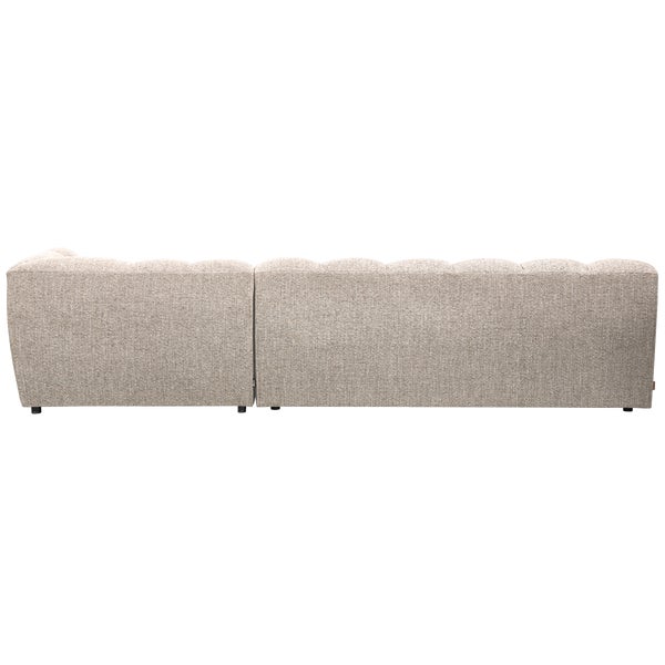 De Eekhoorn ALLURE CHAISE LONGUE RECHTS GEWEVEN STOF NATUREL MELANGE