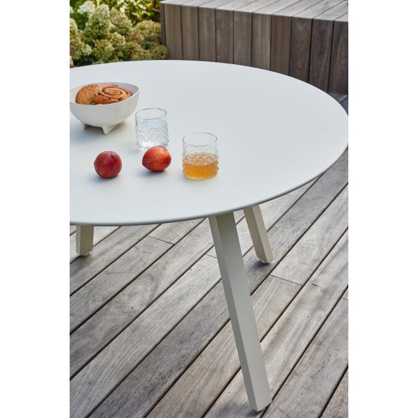 De Eekhoorn AUKE BUITENTAFEL ALUMINIUM MIST 75XØ120 CM
