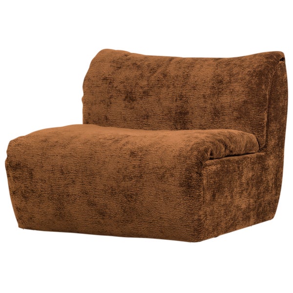 De Eekhoorn BAGGY 1-ZITS ELEMENT 3D CHENILLE MIDDENBRUIN