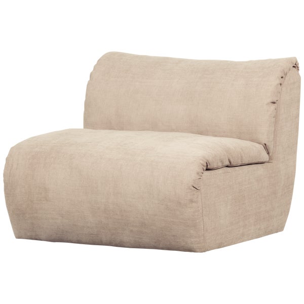 De Eekhoorn BAGGY 1-ZITS ELEMENT GEWEVEN CHENILLE ZAND