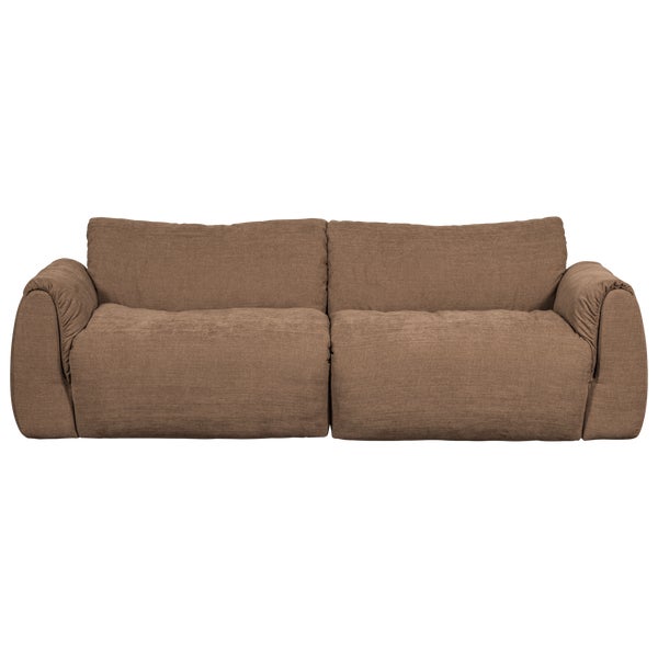 de eekhoorn BAGGY 2-ZITS BANK GEWEVEN CHENILLE BRUIN