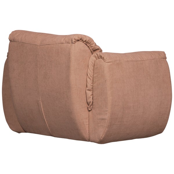 de eekhoorn BAGGY DRAAIFAUTEUIL GEWEVEN CHENILLE OUD ROZE